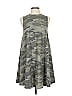 Audrey 3+1 Camo Gray Green Casual Dress Size S - photo 1