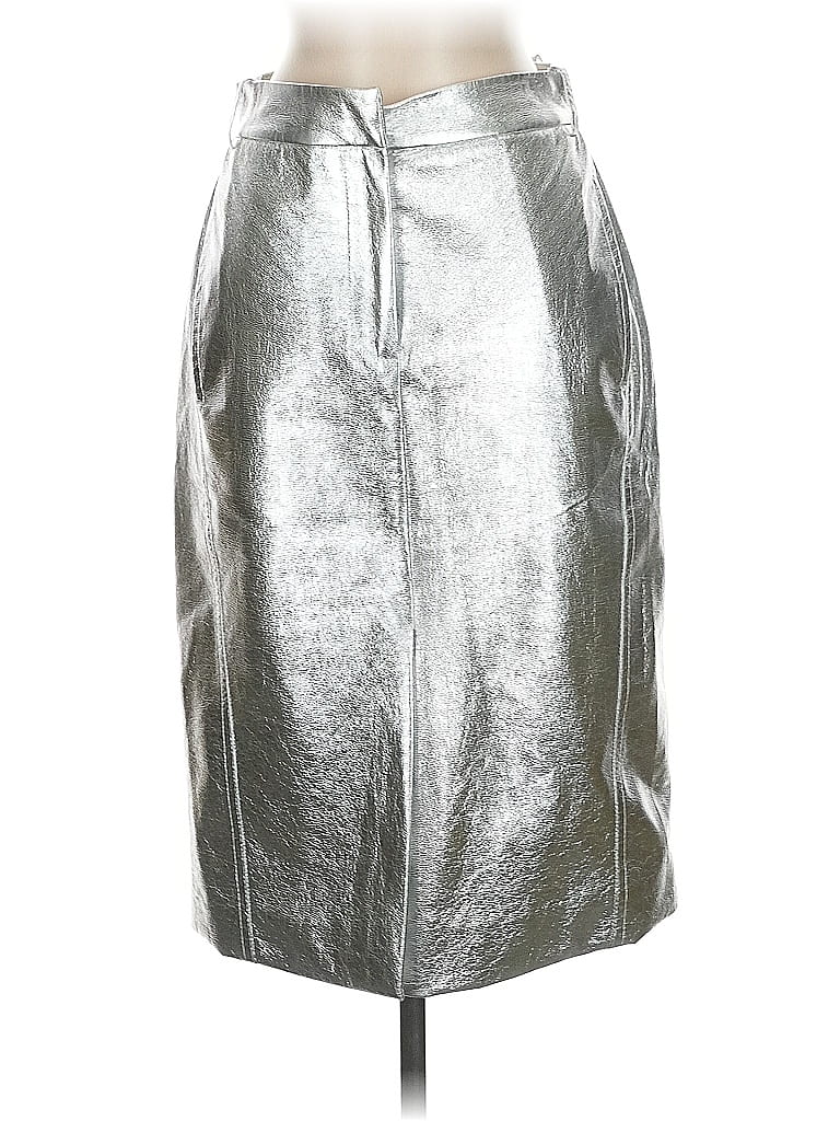 Pre-owned Tibi Formal Skirt In Silver