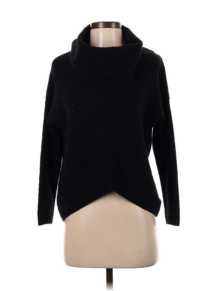 Pre-owned Express Turtleneck Sweater In Black