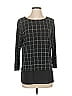 Ivanka Trump Gray Black 3/4 Sleeve Top Size P (petite) - photo 1