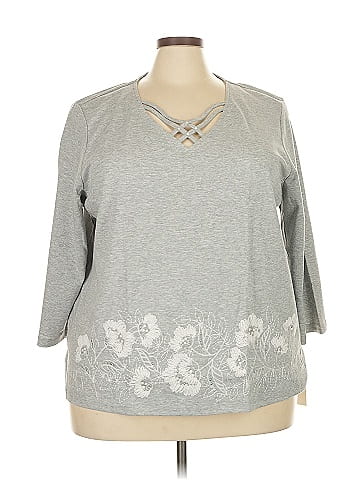 Alfred Dunner 3/4 Sleeve Top (view 1)