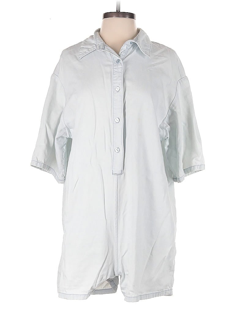 Pre-owned Zara Romper In Blue