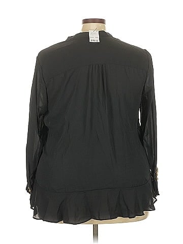 NY Collection Long Sleeve Blouse (view 2)