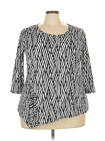 NY Collection 3/4 Sleeve Blouse (view 1)