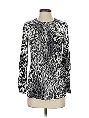 St. John Long Sleeve Silk Top