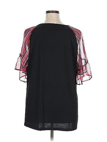 BLOOMCHIC Short Sleeve Blouse (view 2)