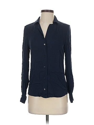 Quince Long Sleeve Silk Top (view 1)