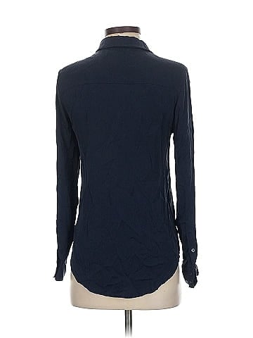 Quince Long Sleeve Silk Top (view 2)