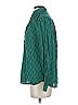 J.Crew Houndstooth Green Long Sleeve Button-Down Shirt Size 4 - photo 5