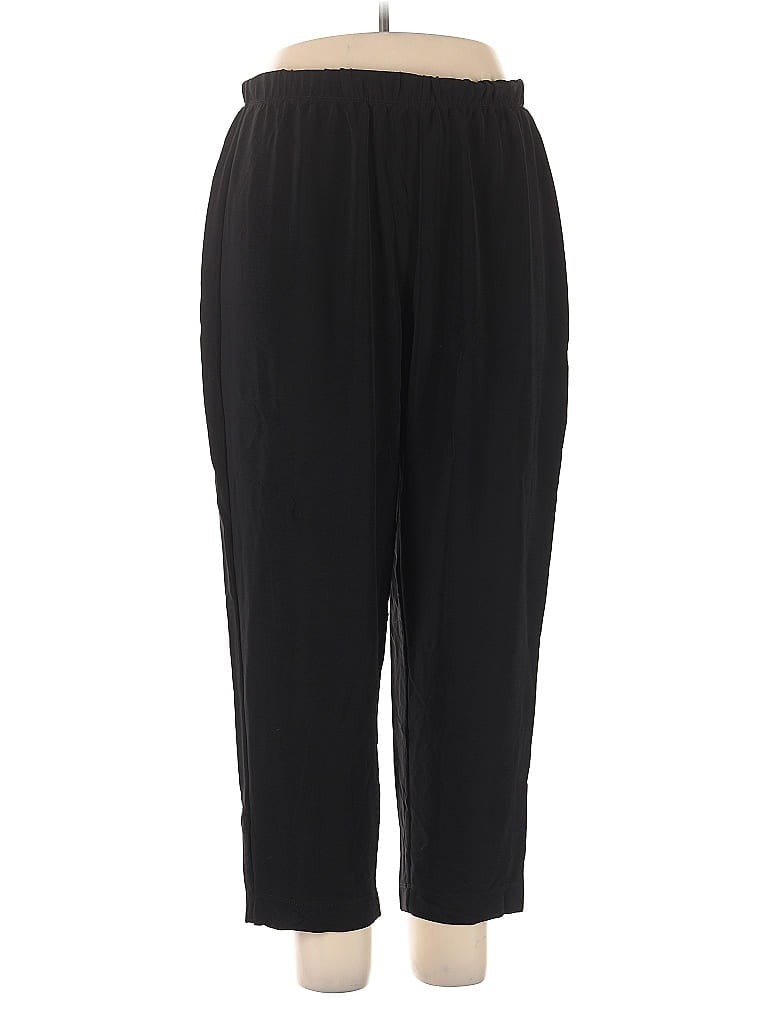 Pre-owned Susan Graver Casual Pants In Black