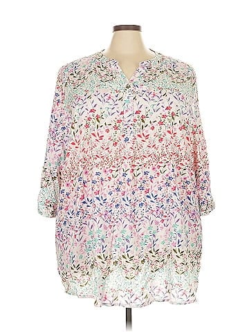 Woman Within 3/4 Sleeve Blouse (view 1)