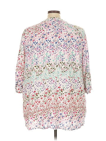 Woman Within 3/4 Sleeve Blouse (view 2)