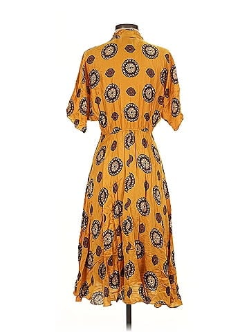 NISSA Marigold Print Dress (view 2)