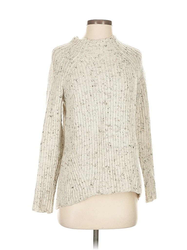 Pre-owned Madewell Turtleneck Sweater In Silver