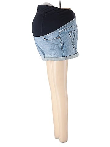 Isabel Maternity Denim Shorts (view 1)
