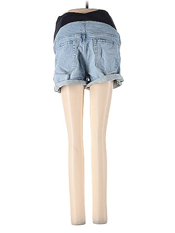 Isabel Maternity Denim Shorts (view 2)