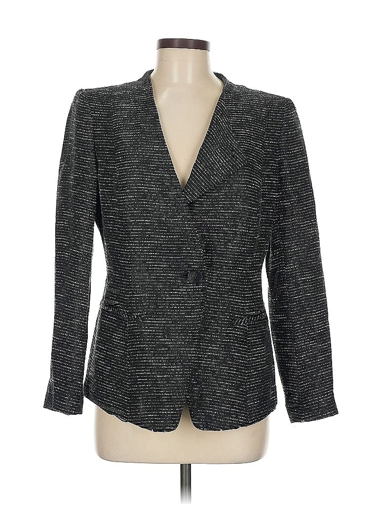 Pre-owned Lafayette 148 Blazer Jacket In Black