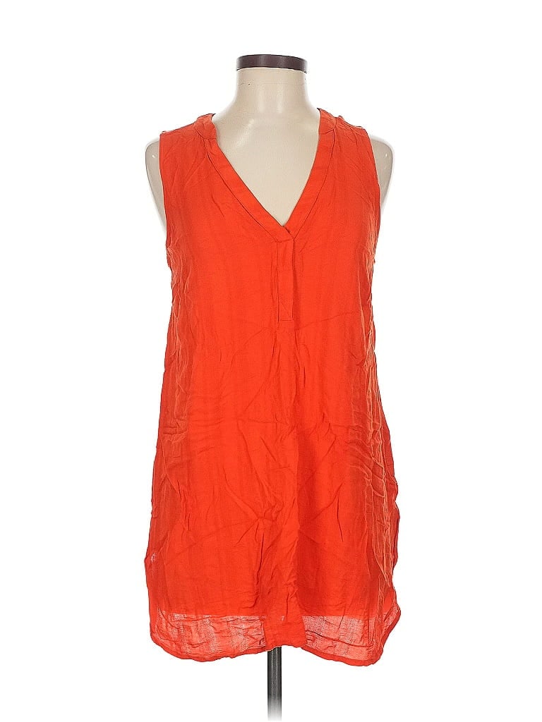 Pre-owned Maeve By Anthropologie Sleeveless Blouse In Orange