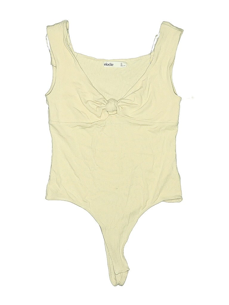 Pre-owned Elodie Bodysuit In Yellow