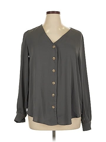 Zenana Long Sleeve Blouse (view 1)