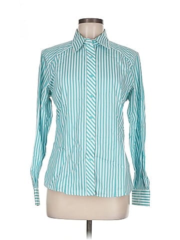 Foxcroft Long Sleeve Button-Down Shirt (view 1)