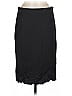 Escada 100% Virgin Wool Solid Black Wool Skirt Size EU 38 / US 8 - photo 1