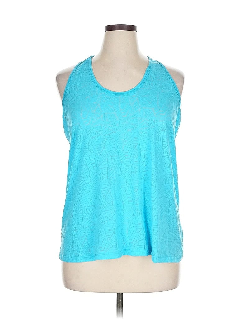 Pre-owned Just Be ... Active Tank Top In Blue