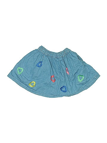 Mini Boden Denim Skirt (view 2)