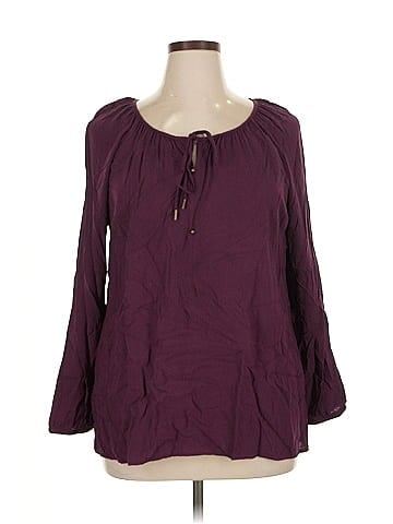 Ellos Long Sleeve Blouse (view 1)