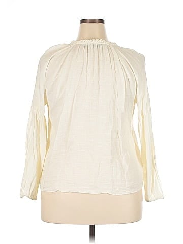 ABLE 3/4 Sleeve Button-Down Shirt (view 2)