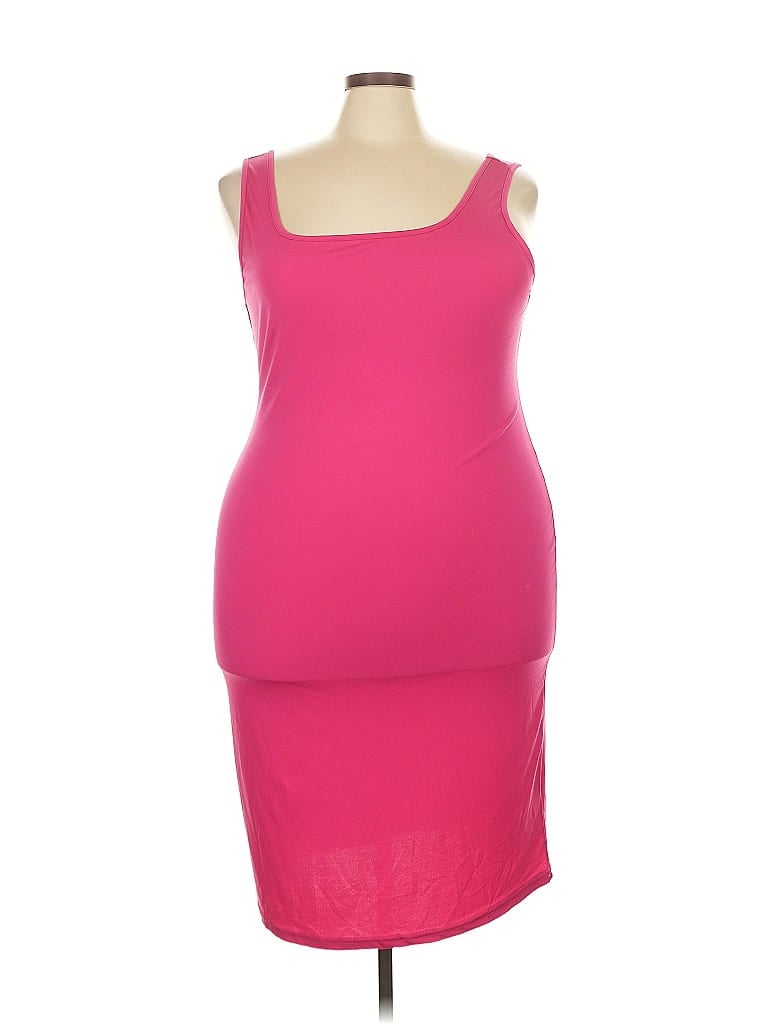 Pre-owned Shein Curve Cocktail Dress In Pink