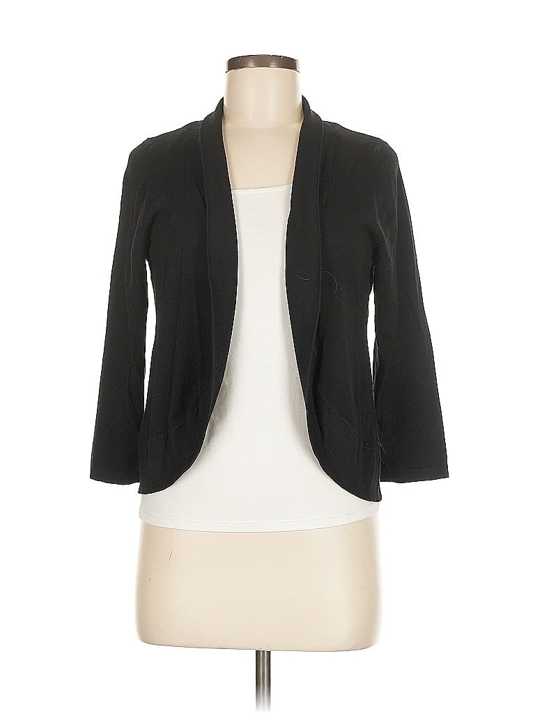 Pre-owned Dana Buchman Cardigan Sweater In Black