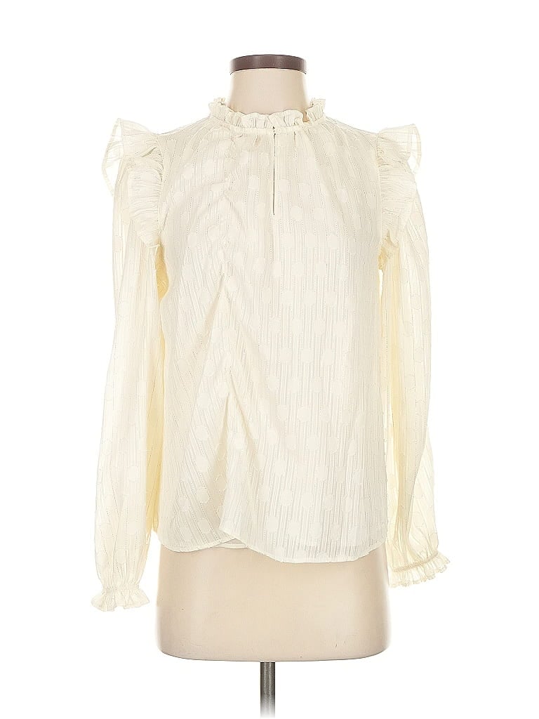Click to view more detailed imagery on our partner's website Pre-owned Joie Long Sleeve Blouse In White