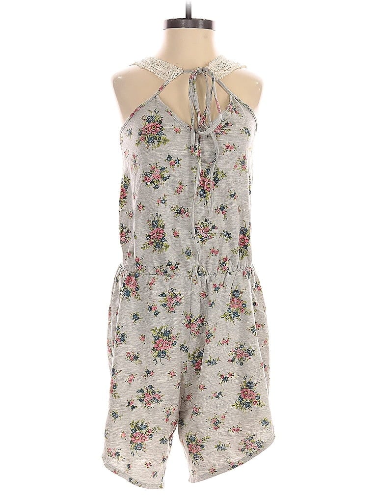 Pre-owned Assorted Brands Romper In Gray