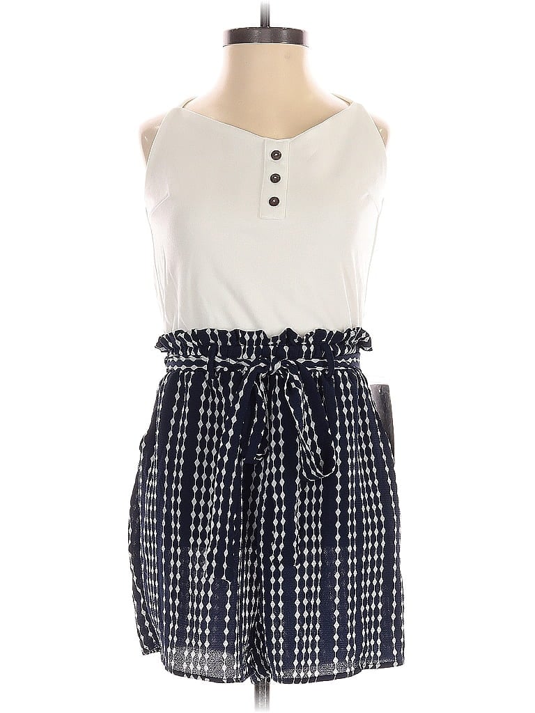 Pre-owned J For Justify Romper In Blue