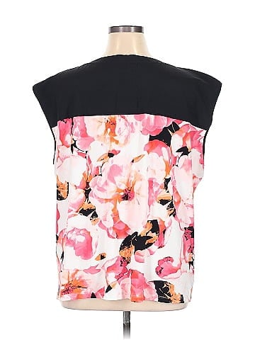 Calvin Klein Short Sleeve Blouse (view 2)