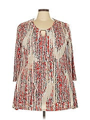 Jm Collection 3/4 Sleeve Blouse