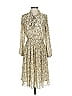 Current/Elliott 100% Polyester Paisley Gold Cocktail Dress Size XS - photo 1