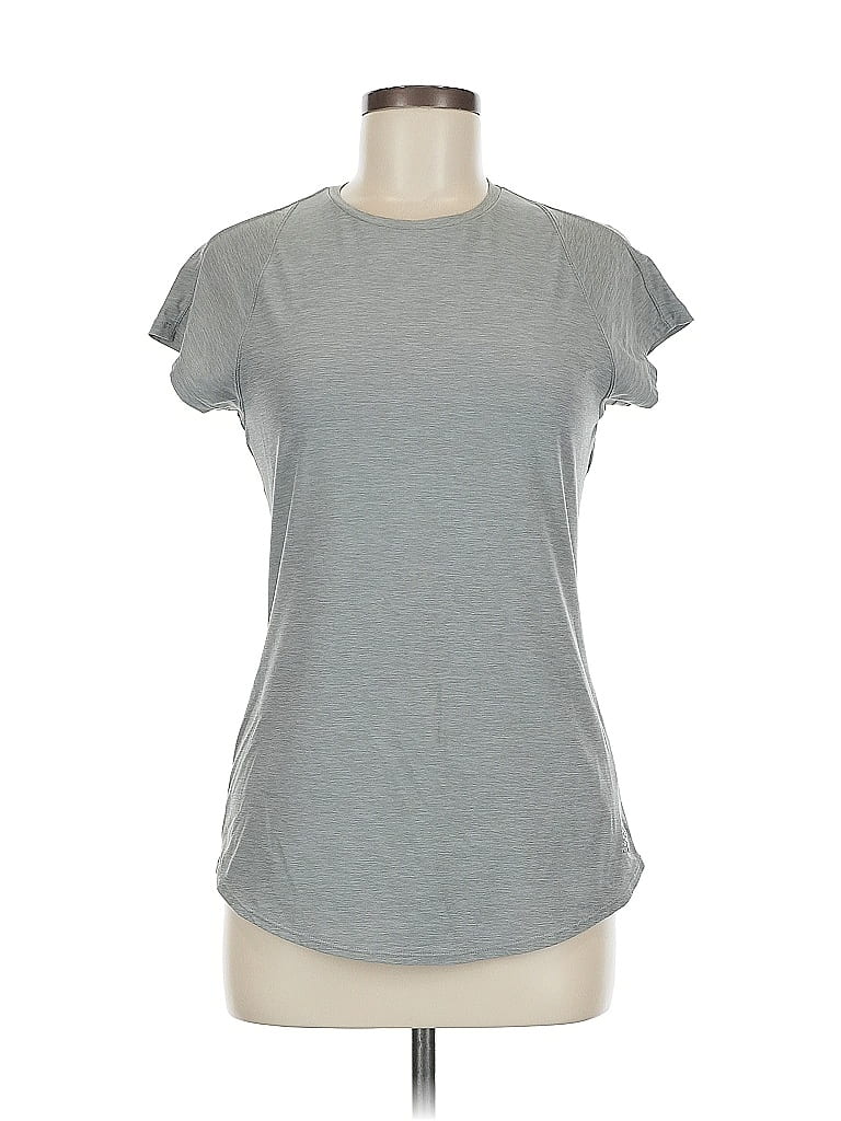 Pre-owned New Balance Active T-shirt In Gray