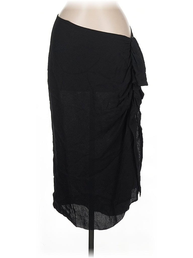 Pre-owned Silvia Tcherassi Silk Skirt In Black