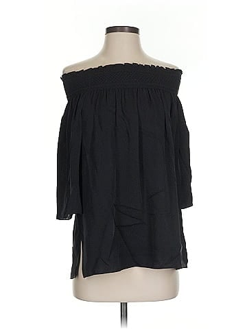 Theory 3/4 Sleeve Silk Top (view 1)