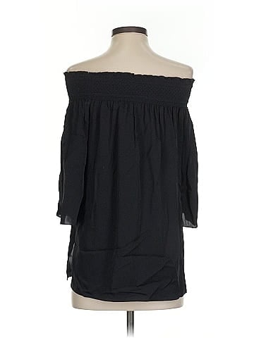 Theory 3/4 Sleeve Silk Top (view 2)