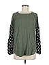 Knox Rose Green Long Sleeve Blouse Size M - photo 1
