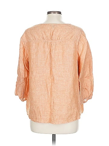 Talbots 3/4 Sleeve Button-Down Shirt (view 2)