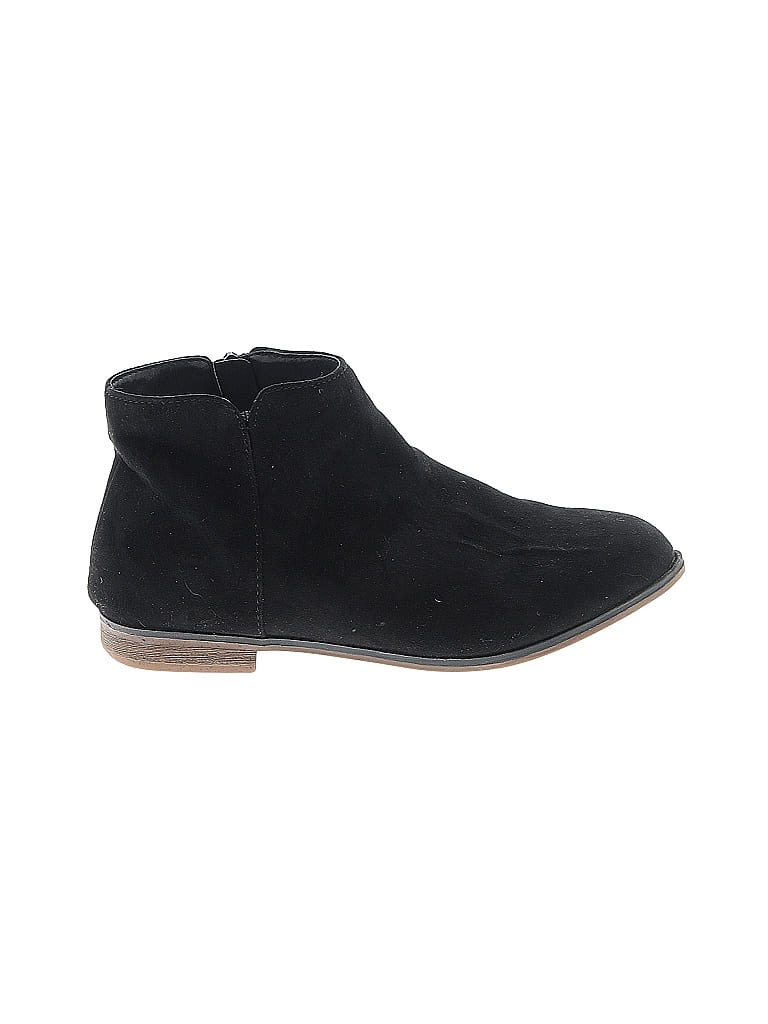 Pre-owned Cat & Jack Kids' Ankle Boots In Black