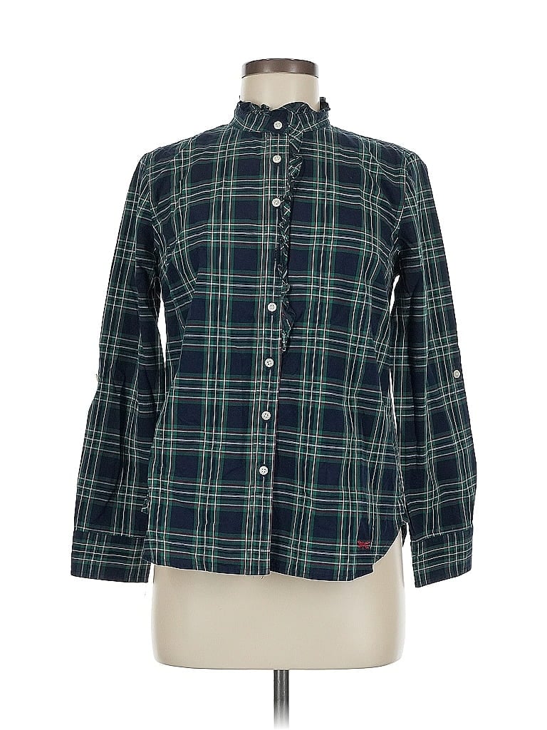 Click to view more detailed imagery on our partner's website Pre-owned Talbots Long Sleeve Button Down Shirt In Green