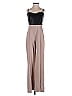 Bebe 100% Polyester Color Block Brown Jumpsuit Size XXS - photo 1