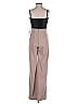 Bebe 100% Polyester Color Block Brown Jumpsuit Size XXS - photo 2