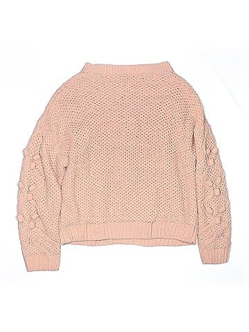 Woven Heart Pullover Sweater (view 2)