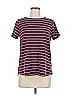 Pink Clover Burgundy Short Sleeve Top Size M - photo 1